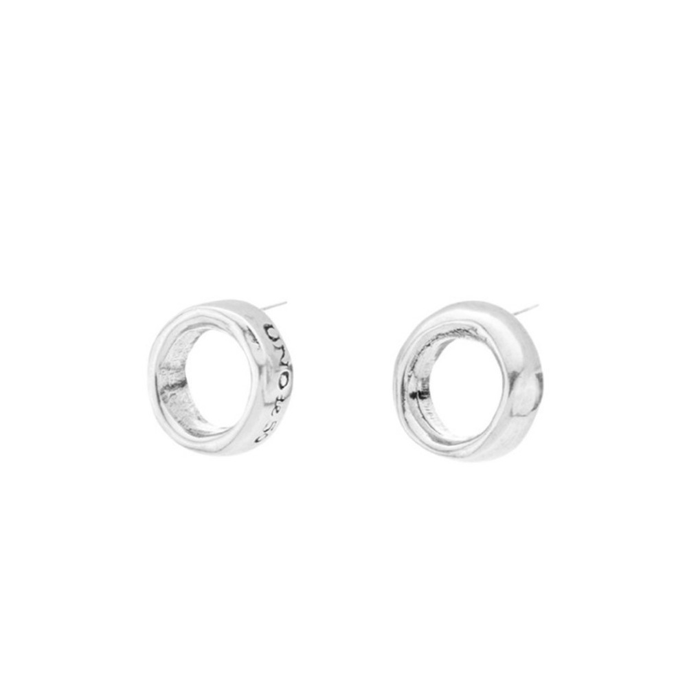 Uno De 50 Silver Earrings